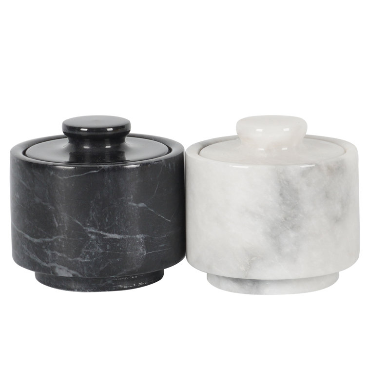 RADICALn Marble Salt Cellar Set & Reviews | Wayfair